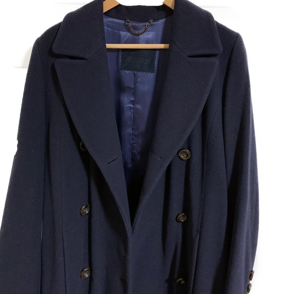 Vintage Woman Wool Long Coat, Finland - Picture 6 of 6